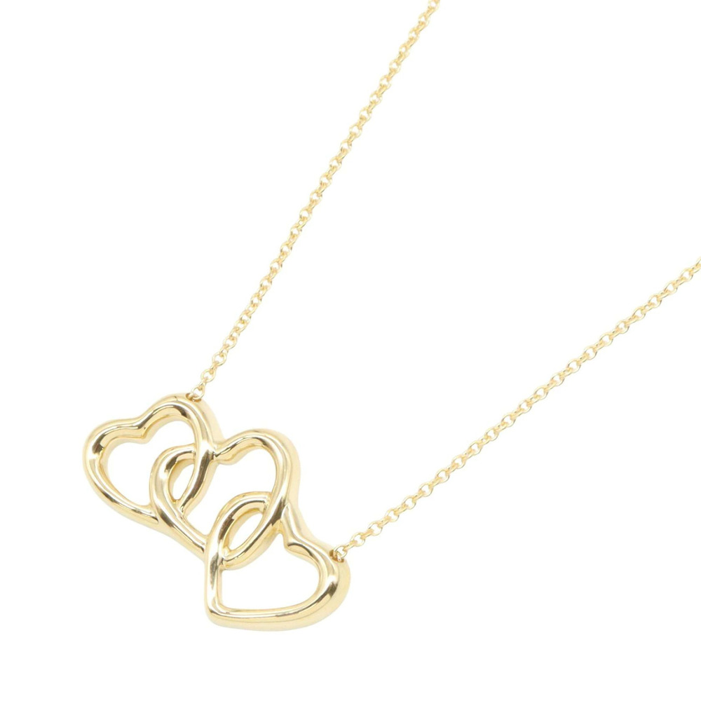 Tiffany Co Paloma Picasso Triple Heart Necklace Yellow Gold